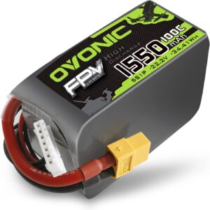 OVONIC 6S Lipo Battery 100C 1550mAh 22.2V